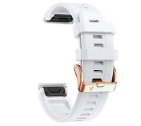NTALJC Brangles de poignet à courroie rapide en silicone à libération rapide pour Fenix 7s 6s Pro 5s Plus Instinct 2s Smart Watch EasyFit Bracelet