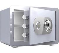 NTALJC Coffre-Fort pour la Maison, Coffre-Fort pour Documents, Petite boîte de Rangement étanche et antivol, clé avec Mot de Passe mécanique en Acier