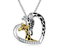 NTALJC Collier avec pendentif papillon en argent, libellule, colibri, ajolot, lapin, chat, chien, grenouille, cochon d'Inde, tortue, vache, cheval, loup, paresseux, sirène, phénix, licorne