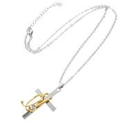 NTALJC Collier de créatif collier étudiant en médecine Pendentif symbole d'infirmière collier infirmière collier pendentif infirmier collier crucifix alliage Golden