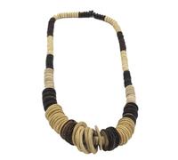 NTALJC Collier pendentif coco vintage pour les femmes Collier à la mode à la mode avec des éléments naturels pour une usure décontractée et formelle