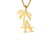 NTALJC Collier pour femmes, chaîne de plage de noix de coco tropicale, vocation de la plage d'Hawaï, collier pour femmes, collier tropical