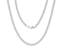 NTALJC Collier S pour les femmes et les hommes, Collier de chaîne de couple Simple 2,5 mm de largeur Franco Colliers de chaîne de chaîne - Cadeau d'anniversaire de bijoux