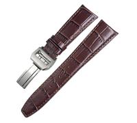 NTALJC Cuir Real Cow Hide Watch Band pour IWC Portuyser Porotfino Family Pilot's Watches 20mm 21 mm 22 mm Slecche de montre Boucle pliante