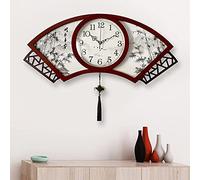 NTALJC Décoration Murale en métal pour la Maison, Horloge Murale pour la décoration du Salon, Horloge Murale, Nouvelle Horloge Murale décorative Chinoise