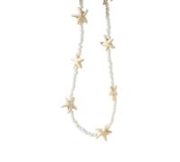 NTALJC Élégant turquoises rous de cou plage étoile étoile étoile de longueur réglable en colonne