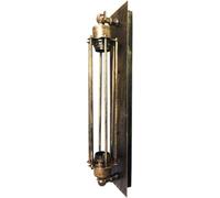 NTALJC European Wall Light Bar Coffee Shop Balcony Stair Light Retro Industrial Wind Wrought Iron Wall Lamp,