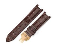 NTALJC Genuine Leather Watch Straps For GC Ya133309 Watch Chain