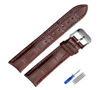 NTALJC Genuine Leather Watchband For Tissot Mens Watch Strap