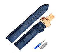 NTALJC Genuine Leather Watchband For Tissot Mens Watch Strap