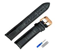 NTALJC Genuine Leather Watchband For Tissot Mens Watch Strap