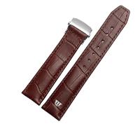 NTALJC Genuine Leather Watchband For Watch Strap 20mm 22mm Folding Buckle Leisure Business Cow Leather Bracelet