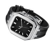 NTALJC Kit de modification de bracelet de montre en acier inoxydable pour Series 9 8 7 6 SE 5 4 3 2 SE 45 mm 44 mm 42 mm