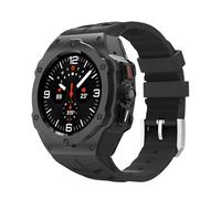 NTALJC Kit de modification de luxe pour Galaxy Watch Ultra 47 mm en acier inoxydable Bobine de silicone pour Ultra 47mm DIY Accessoires Watch Bands