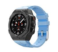 NTALJC Kit de modification de luxe pour Galaxy Watch Ultra 47 mm en acier inoxydable Bobine de silicone pour Ultra 47mm DIY Accessoires Watch Bands