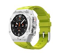 NTALJC Kit de modification de luxe pour Galaxy Watch Ultra 47 mm en acier inoxydable Bobine de silicone pour Ultra 47mm DIY Accessoires Watch Bands