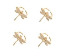 NTALJC Libellule anneaux anneaux pour la bague ouverte de fiançailles anneau ouverte anneau anneaux chrétiens rings chrétiens pour femmes