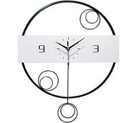 NTALJC Mute Wall Clocks Made from Wood, Modern Minimalist Personality Creative Home Fashion Quartz Clock for Living Room Bedroom Decoration