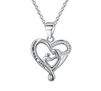 NTALJC Pour femme, zircon argenté et argenté, cadeau double pour anniversaire et anniversaire