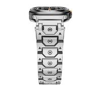 NTALJC Pour Galaxy Watch Ultra Strap 47 mm Accessoires Bracelet Sport pour Galaxy Watch 7 Ultra Titan en acier en acier en acier en acier en métal Bandouches de montre