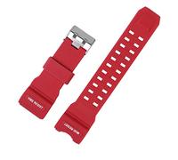 NTALJC Resin Watchband For Big Mud King GWG-1000-1A/A3/1A1 GB/GG Series Sport Soft Silicone Rubber Mans 24mm Watch Strap (Color : Gray silve)