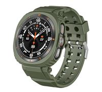 NTALJC Sangle de boîtier TPU pour Galaxy Watch 7 Ultra 47mm Band Silicone Accessories Bracelet for Galaxy Watch 7 Ultra WatchBands