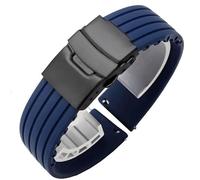 NTALJC Sangle de montre en silicone naturelle pour Hamilton Khaki Navy Jazzmaster Field Classic Watch Band