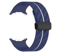 NTALJC Sangle de motif en fibre de carbone pour Galaxy Watch 7 Ultra 47mm Silicone Clasp Band pour Galaxy Watch 7 Ultra Bracelet
