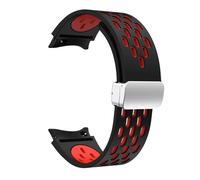 NTALJC Sangle de silicone de 20 mm pour Galaxy Watch 7 6 5 4 40mm 44 mm 5pro 45 mm Boucle sans espèces 6 Classic 43 mm 47 mm 42 Bracelet Watch Bands