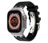 NTALJC Sangle en caoutchouc pour Ultra 49mm Watchbands Series 8 7 75 mm Soft Sports Band pour Iwatch 6 5 4 SE 44 mm 42 mm Bracelet en silicone
