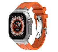NTALJC Sangle en caoutchouc pour Ultra 49mm Watchbands Series 8 7 75 mm Soft Sports Band pour Iwatch 6 5 4 SE 44 mm 42 mm Bracelet en silicone
