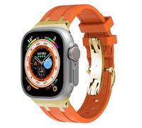 NTALJC Sangle en caoutchouc pour Ultra 49mm Watchbands Series 8 7 75 mm Soft Sports Band pour Iwatch 6 5 4 SE 44 mm 42 mm Bracelet en silicone