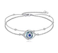 NTALJC Silver Witches Knot/Butterfly/Dragonfly Bracelet Silver Luck Irish Celtic Knot Moon Charm Bracelet TRICETRA WICCA MAGICK MAGICK POUR FEMMES GIRLES Cadeaux