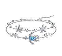 NTALJC Silver Witches Knot/Butterfly/Dragonfly Bracelet Silver Luck Irish Celtic Knot Moon Charm Bracelet TRICETRA WICCA MAGICK MAGICK POUR FEMMES GIRLES Cadeaux