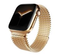 NTALJC Stainless Steel Watch Band Compatible for Band 38mm 40mm 41mm Women Men,Smartwatch Bands Adjustable Strap Magnetic Clasp Molecular Structure Mesh Wristband for iWatch Series SE/9/8