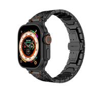 NTALJC Titan en acier en acier inoxydable Bandons de surveillance en acier pour bande Ultra 2 49 mm 46 mm 45 mm 44 mm Strap Series 10 9 8 7 6 5 4 3 2 1 SE avec connecteur en métal