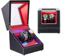 NTALJC Watch Wind Winder Box Automatic Rotate Watch Winder 2 0 Boîte de stockage, avec moteur extrêmement silencieux, double alimentation (couleur: h)