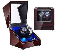 NTALJC Watch Wind Winder Box Automatic Rotate Watch Winder 2 0 Boîte de stockage, avec moteur extrêmement silencieux, double alimentation (couleur: h)