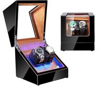 NTALJC Watch Wind Winder Box Automatic Rotate Watch Winder 2 0 Boîte de stockage, avec moteur extrêmement silencieux, double alimentation (couleur: h)