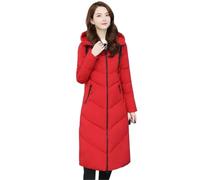 NTALJC Women's Winter Parkas Long Hooded Coats Thick Warm Puffer Jackets Casual Slim Fit Fashion Outerwear