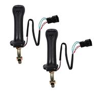 Ntcpefy 2X 3 Boutons Pelle Joystick Assy Poignée Engrenages pour Doosan DX150 215 225 300 370-9C Gauche