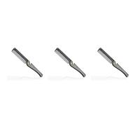 Ntcpefy 3 PièCes SéRies Noirs Poche Pliante à Peigne Forme PP les Dents Cheveux DéMêLants Barbe Peigne en MéTal PoignéE Pliable Peigner le Peigne à Moustache