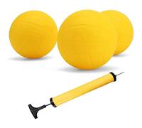 Ntcpefy Roundnet Lot de 3 Balles de CompéTition RemplaçAbles - avec Pompe