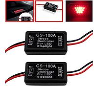 Ntcpefy Voiture Gs-100A LED ContrôLeur de Flash de Frein