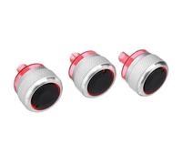 Nterrupteur de climatisation Convient pour PEUGEOT 206 207 2006-2011 Convient pour Citroën C2 2007-2011 Boutons de commutation Bouton de commande de chauffage A/C(Silver)