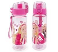 NTEVXZ Gourde pour Enfant 550 ml, Gourdes d'eau Enfant, avec Motif Barbi, Rose, pour Maternelle ou école, Sports de Plein Air