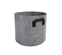 NTf426 Sac de culture épais en tissu non tissé respirant avec poignées pour légumes et fleurs Gris Taille unique