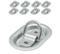 NTG Lot de 8 œillets d'arrimage avec anneau pour montage jusqu'à 350 daN - Charge maximale : 350 kg - Ancrage d'arrimage