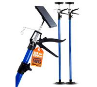 NTG Support à une main | 115-290 cm | Jusqu'à 30 kg | Angle 45° | Pour cloison sèche, démontage, etc. | Support de montage | Support de plafond | Support télescopique | Support de plafond (2 pièces)