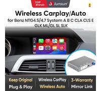 NTG4.5 Wireless CarPlay Android Auto Bluetooth GPS pour Mercedes Benz CLS W218 GLK W204 X204 SLK R172
